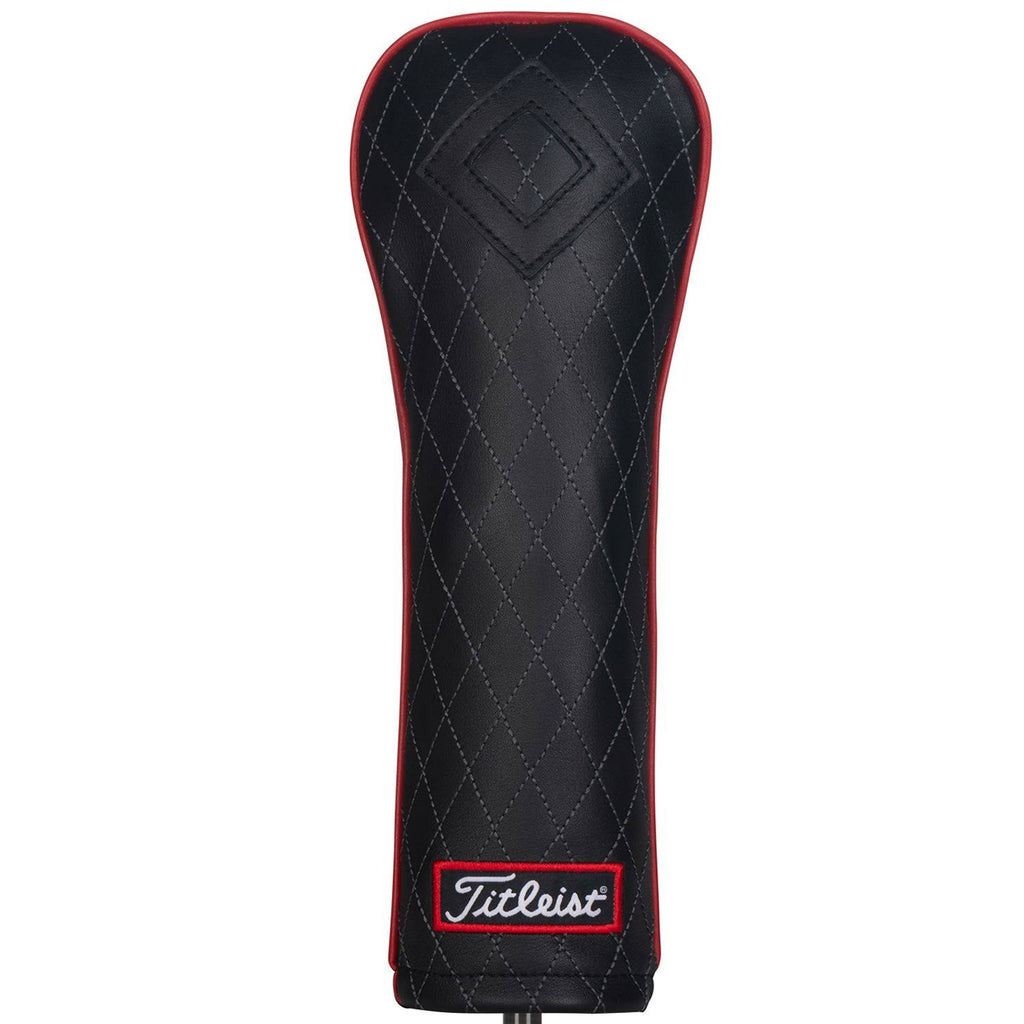 Jet Black Leather Fairway Headcover S321