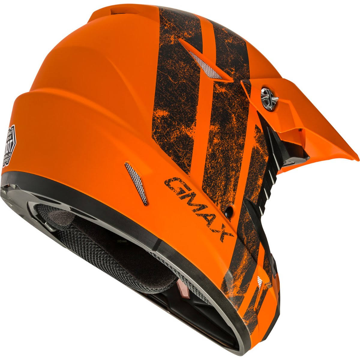 Matte Black/White/Red Off-Road Helmet Medium H5183