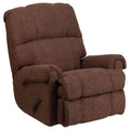Chocolate Chenille Rocker Recliner E9225