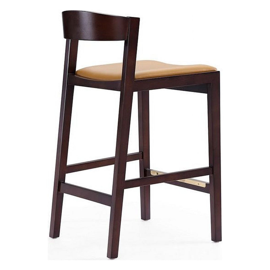 Faux Leather Barstool Set of 2 U107728