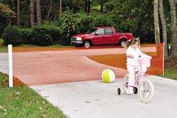 Black Retractable Driveway Guard B87356