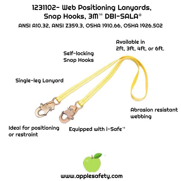 Sala Web Positioning Lanyard 2 Feet L9221