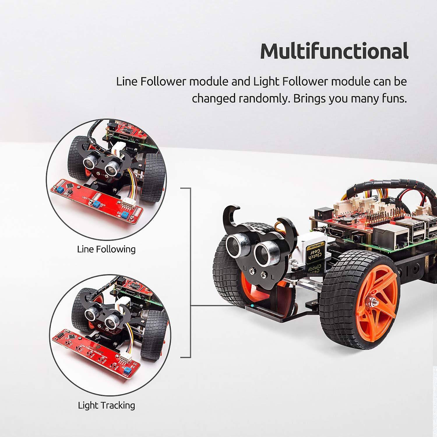 DIY Robot Kit with Ultrasonic Sensor V500297