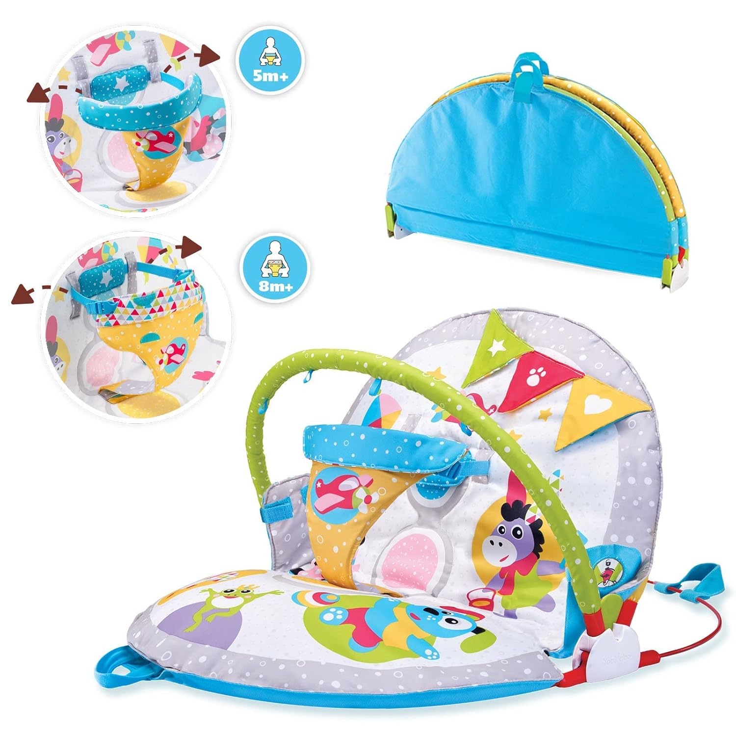 3-in-1 Baby Play Mat Activity Center C829