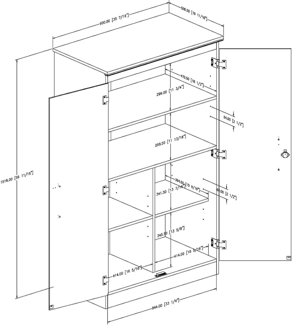 2-Door Storage Cabinet Q7855
