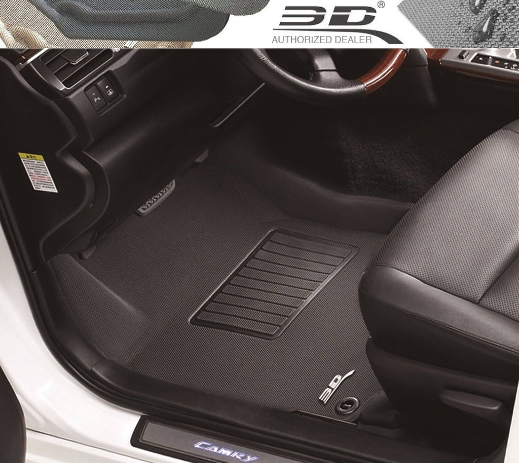 Black Front Row Floor Mat Q302
