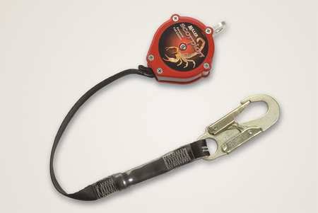 Red Personal Fall Limiter with Carabiner and Swivel Shackle J71321