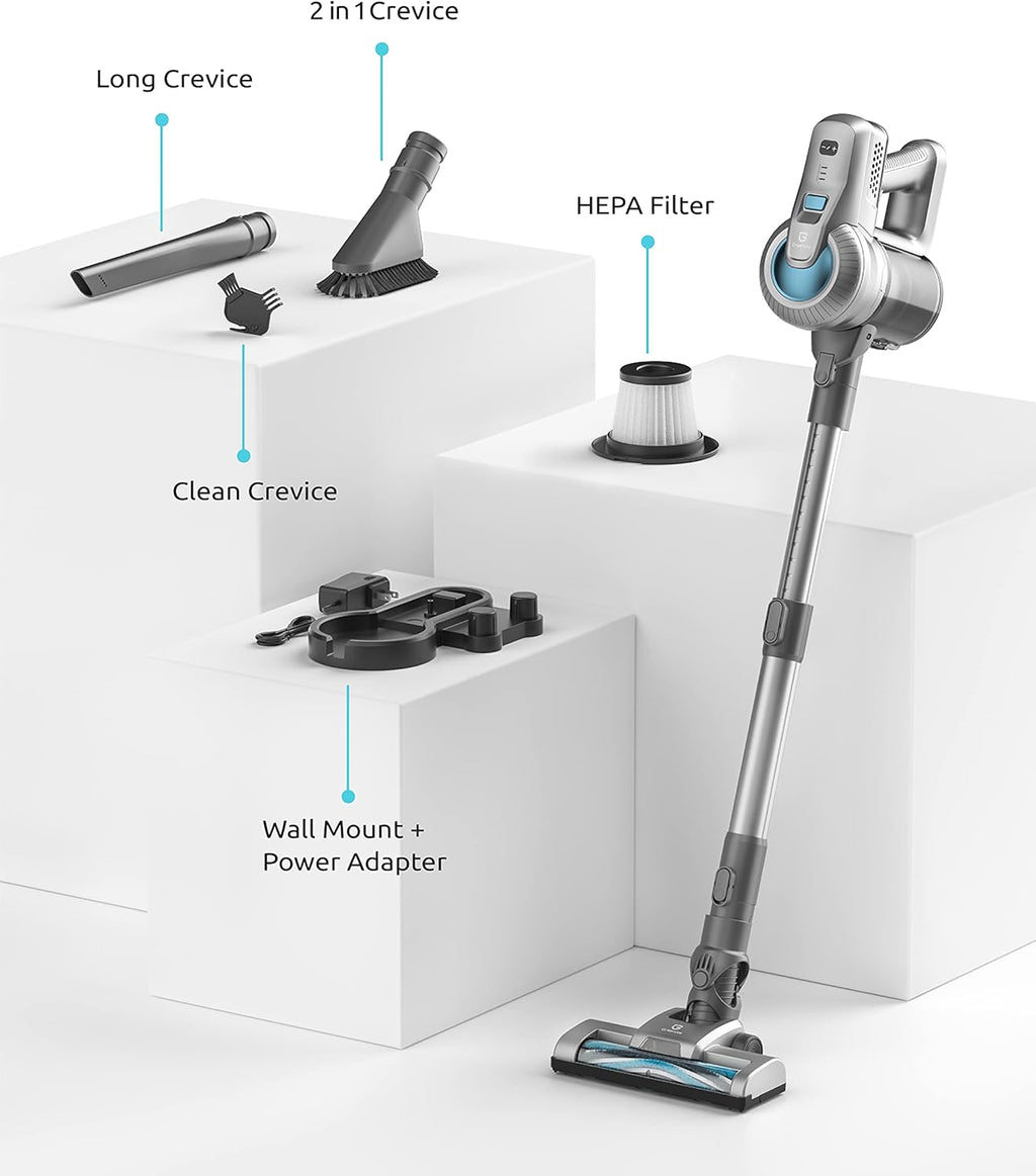 Cordless Stick Vacuum with LED Headlight Y432