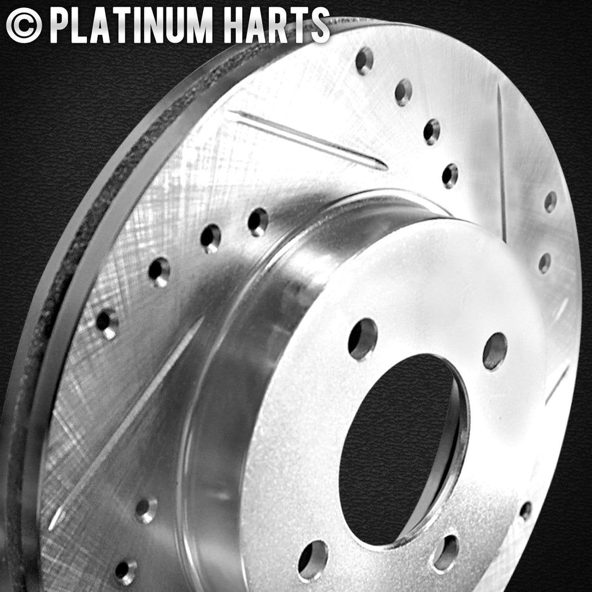 Platinum Drill/Slot Disc Brake Rotors and Heavy Duty Pad X710