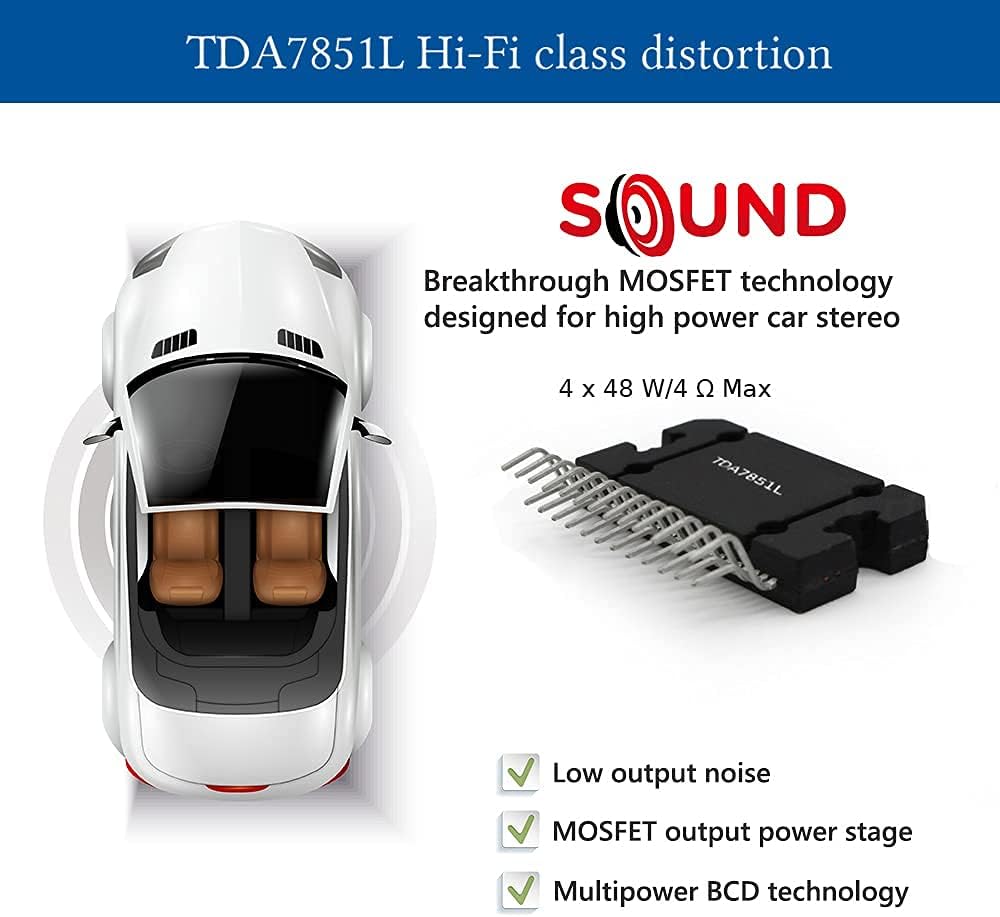 7'' Touch Screen Car Stereo with Wireless Carplay, Android Auto, Back Cam D9141