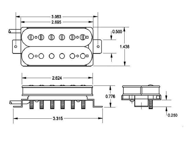 Gold Cover Alnico II Trembucker R61144