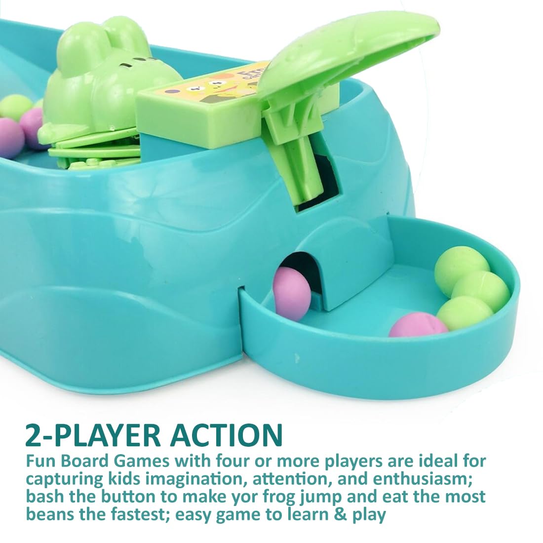 Hungry Frog Games Eating Beans Games Interactive Game Toy Family Board Games For Kids Multiplayer Game For 2 Player L6553