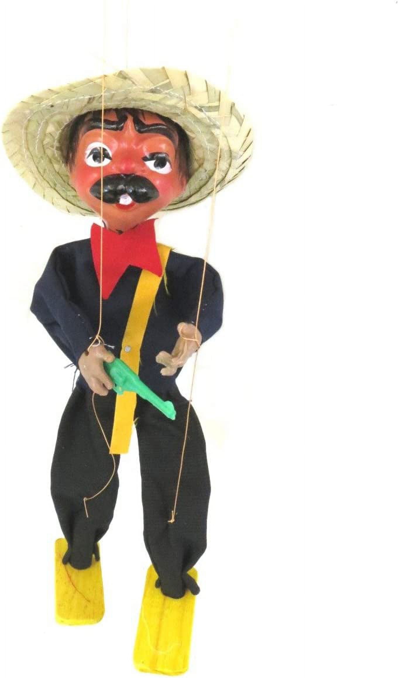 Mexican String Puppet Marionette Bandido P4850