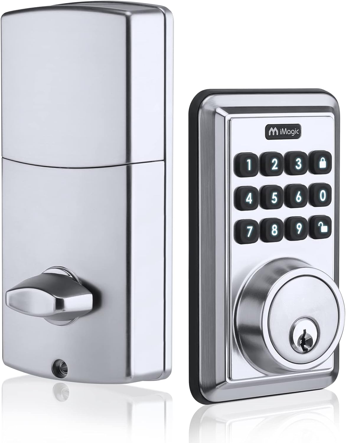 Keypad Deadbolt Lock, Oil Rubbed Bronze, Pack of 2 J736712