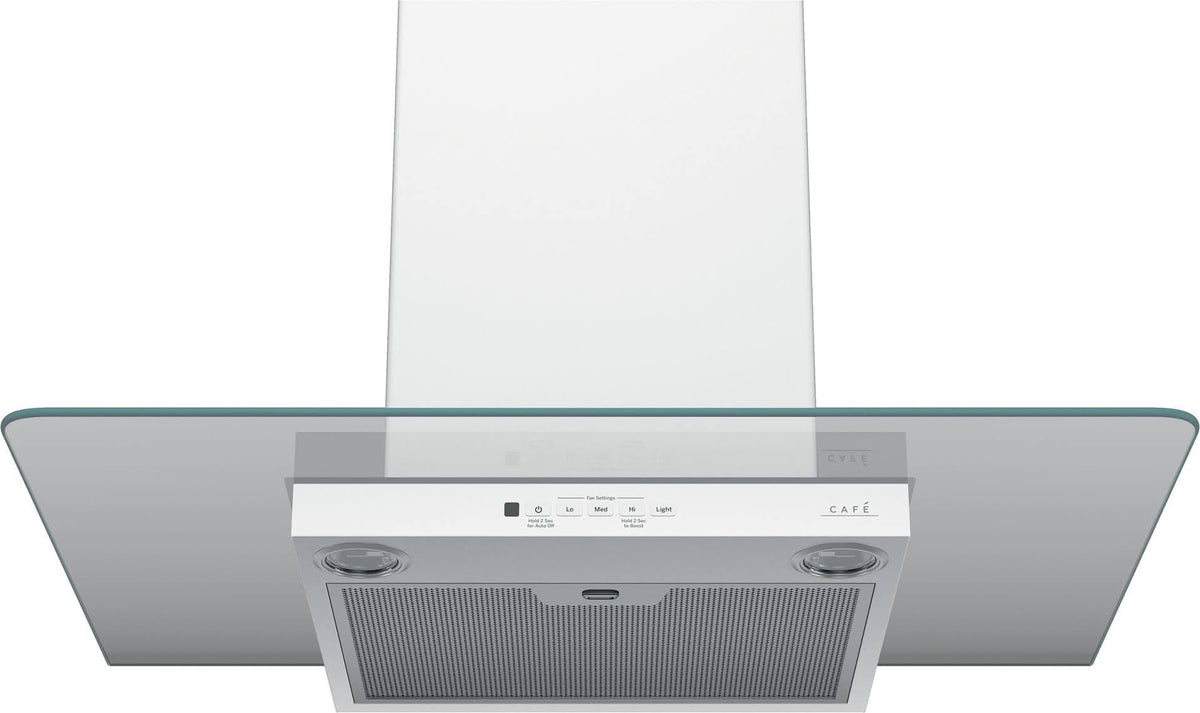 White Matte Wall Mount Range Hood W46150