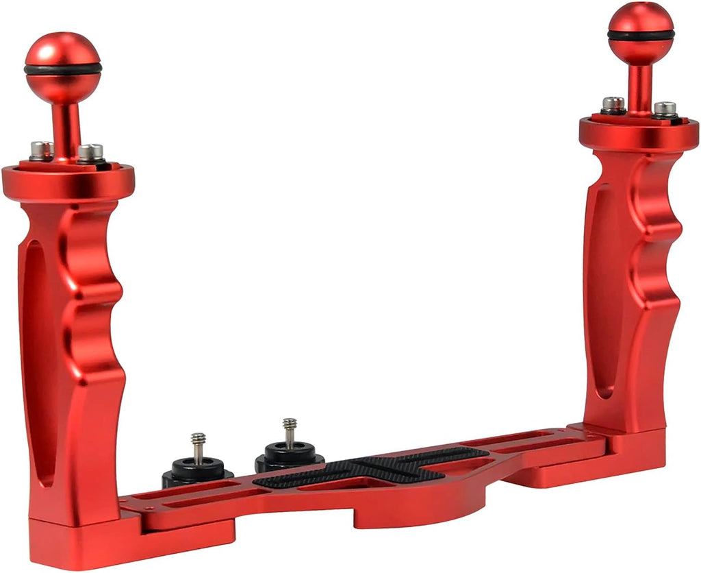 Red Color Pack of 2 Aluminum Alloy Underwater Camera Tray H152