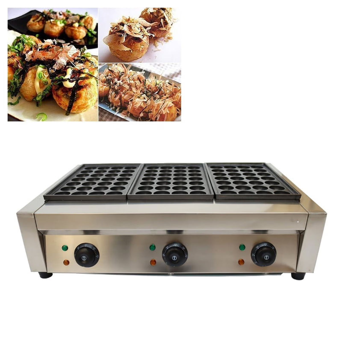 84pcs Takoyaki Maker Electric Octopus Maker Fish Pellet Grill Machine 220V U4358
