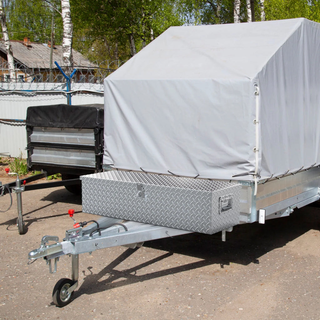 39 inch Aluminum Truck Tool Box with Lock & Keys S557066