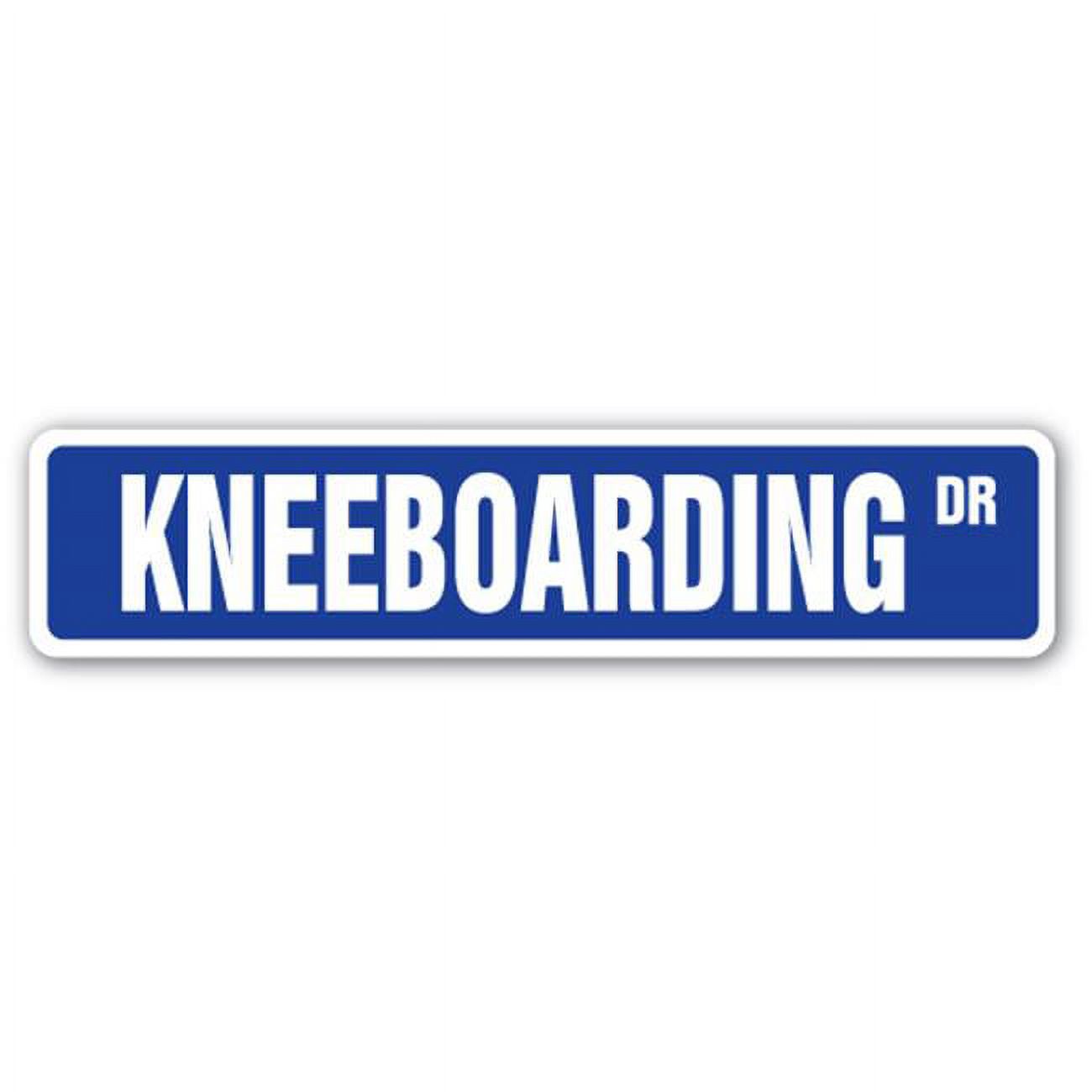 Kneeboarding Street Sign P4881