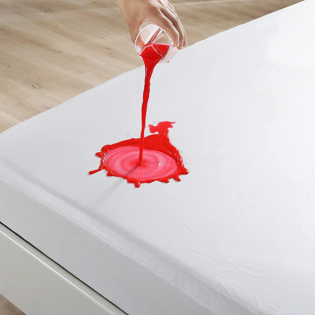 Non Woven Fabric Mattress Protector Queen Size Pack of 2 F400269