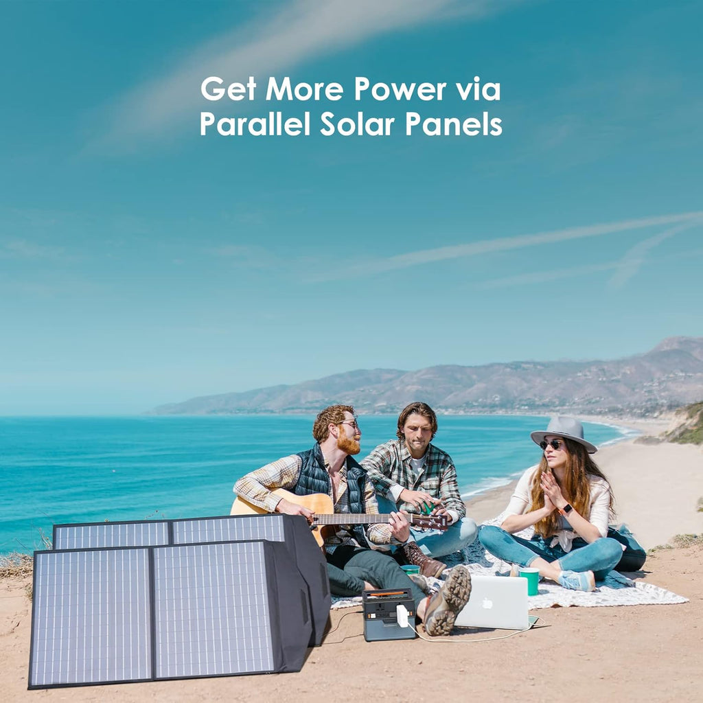 Foldable Solar Panel 100W Portable Solar Charger O8596