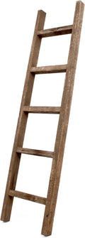 Rustic Farmhouse Decorative Ladder 6ft Weathered Gray C92661