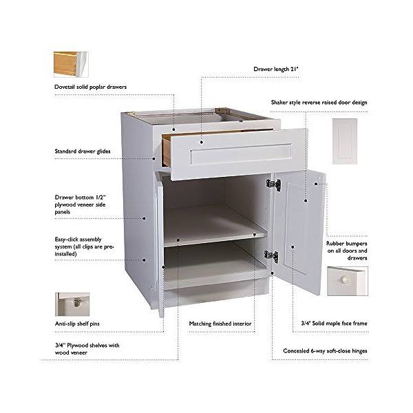 Espresso Double Door Kitchen Cabinet W748