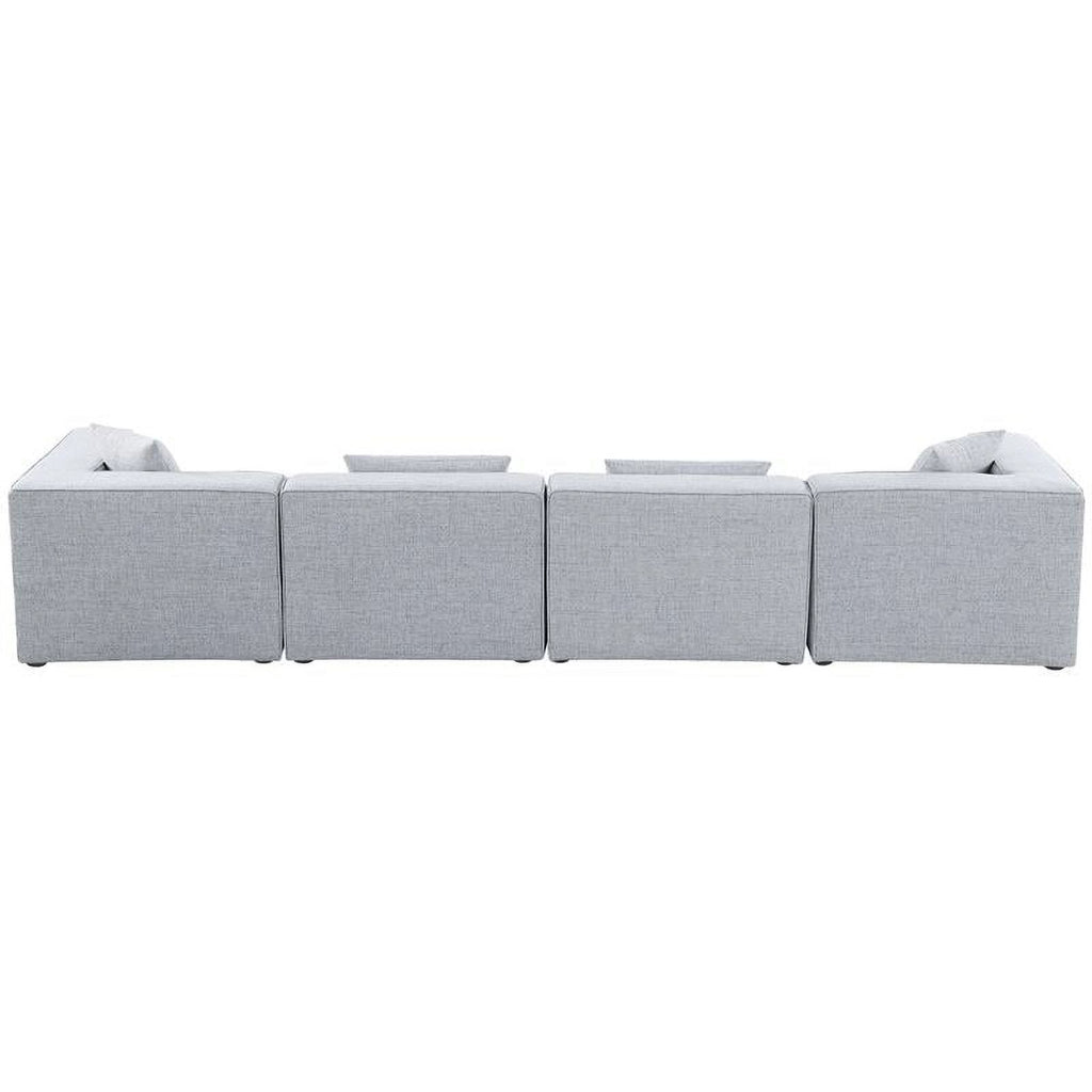 Grey Linen Modular Sofa D805841