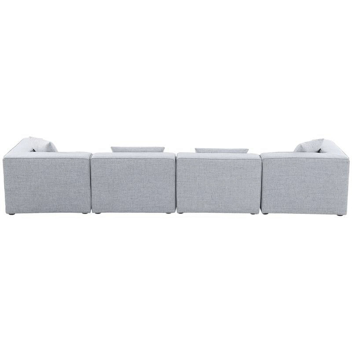 Grey Linen Modular Sofa D805841