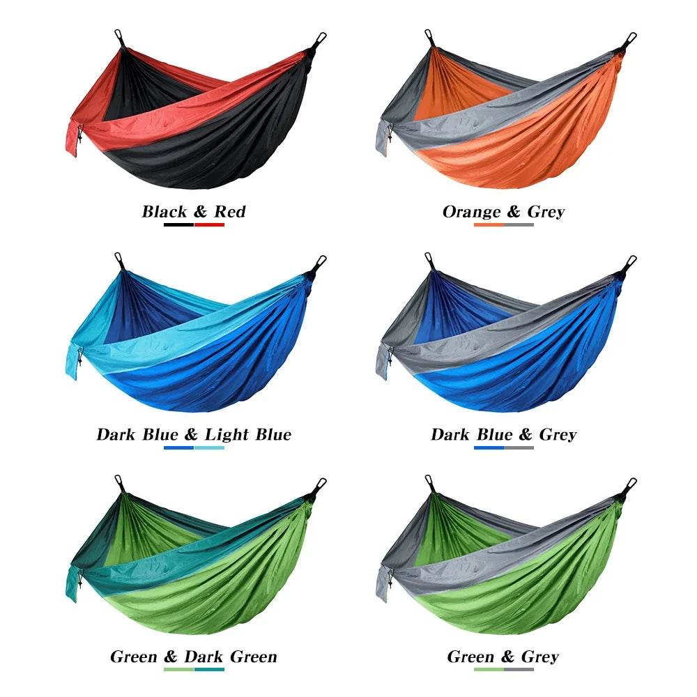 Double Camping Hammock for 2 Persons Portable B42915