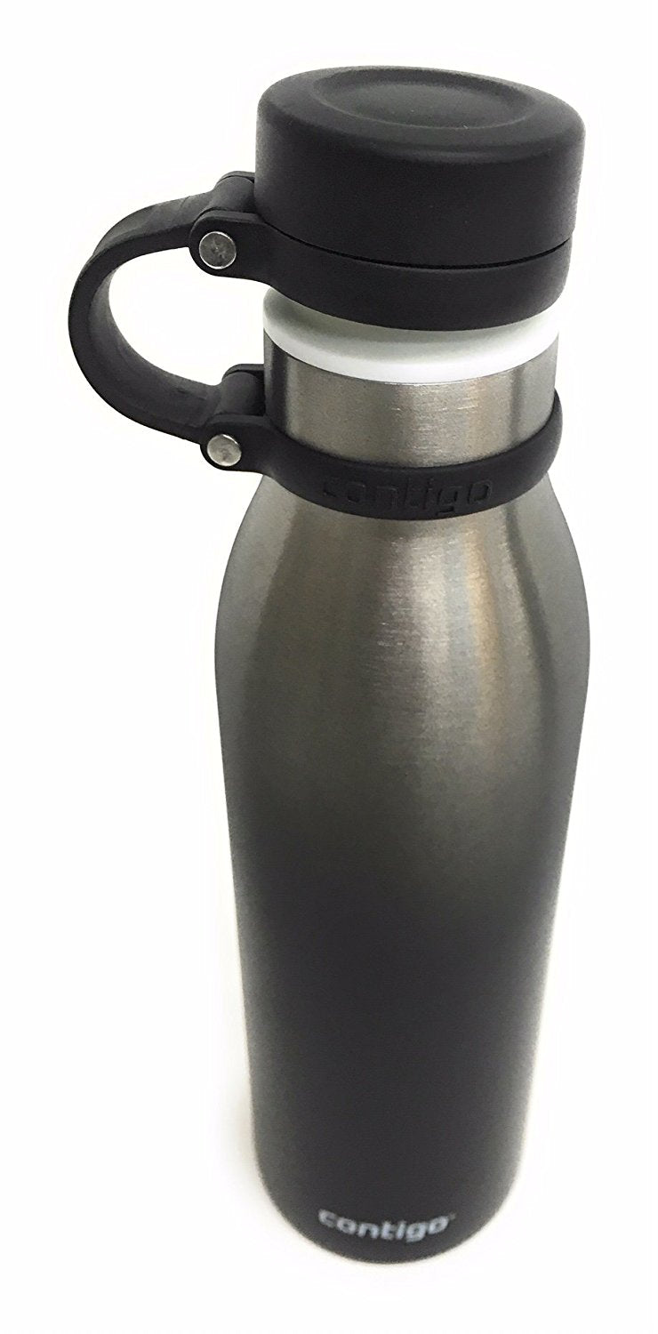 20 oz Stainless Steel Water Bottle 2-Pk Matte Black Z40485