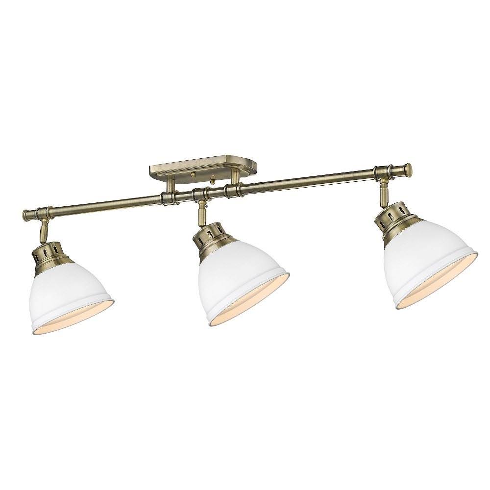 Matte Black Semi-Flush Track Light C764