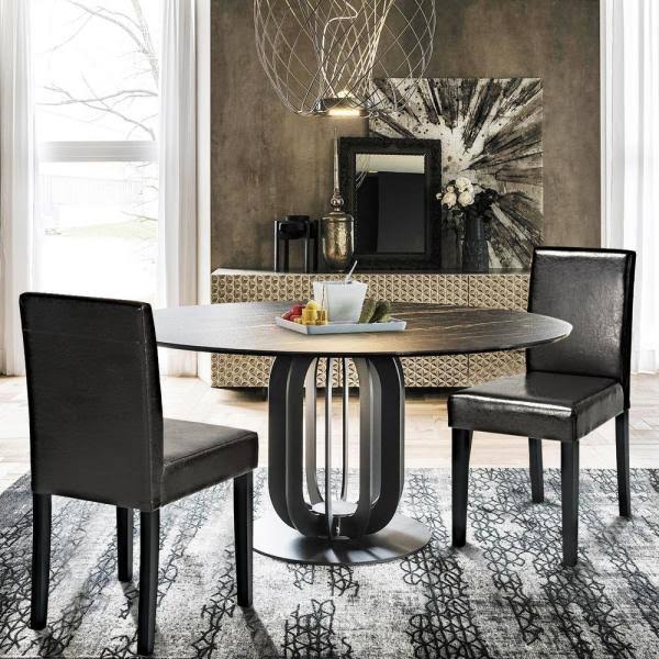 Brown PU Side Dining Chair (Set of 2) F8369