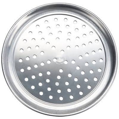 19" Perforated Heavy Weight Aluminum Pizza Pan D854305