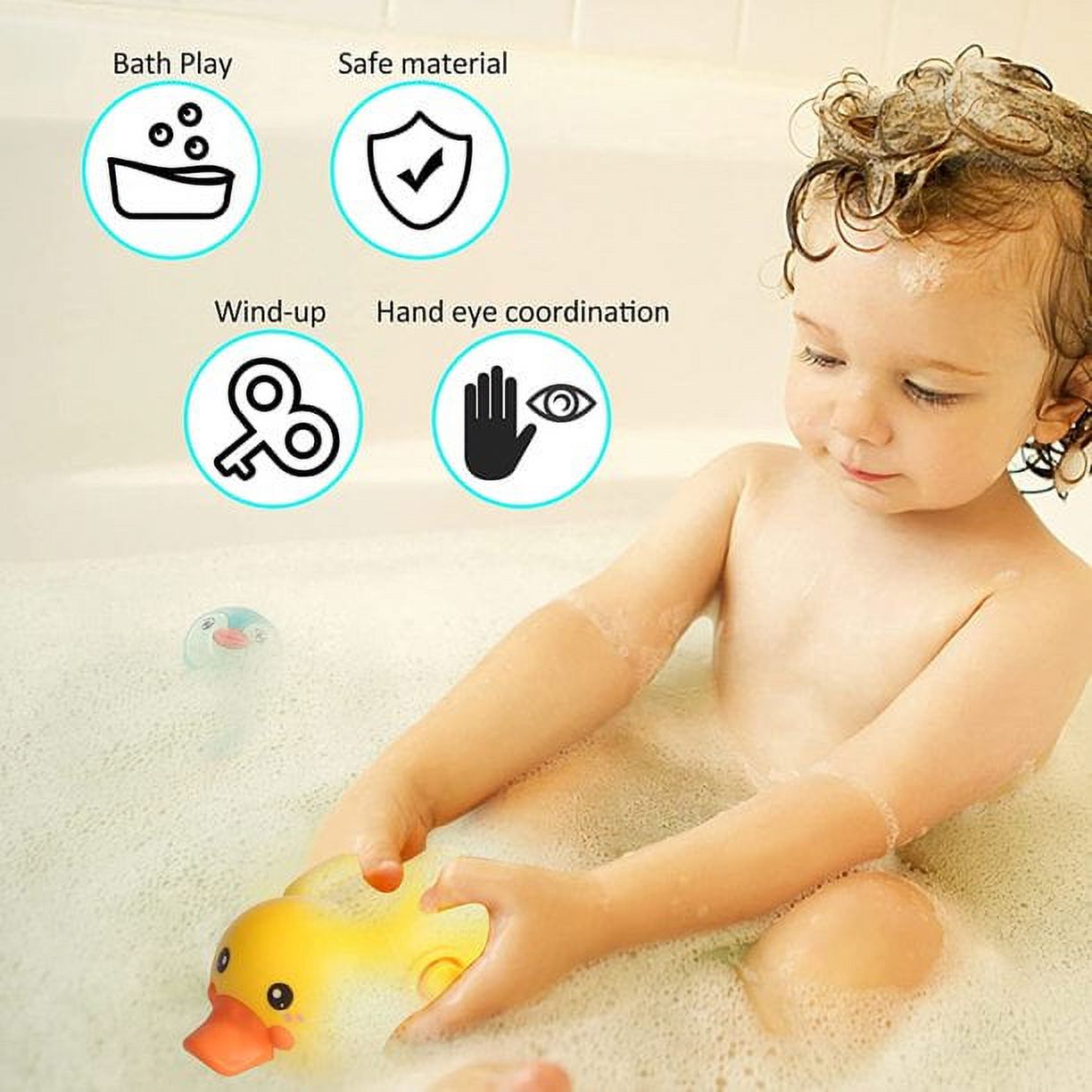 Clockwork Penguin Duck Bathtub Toys I1043