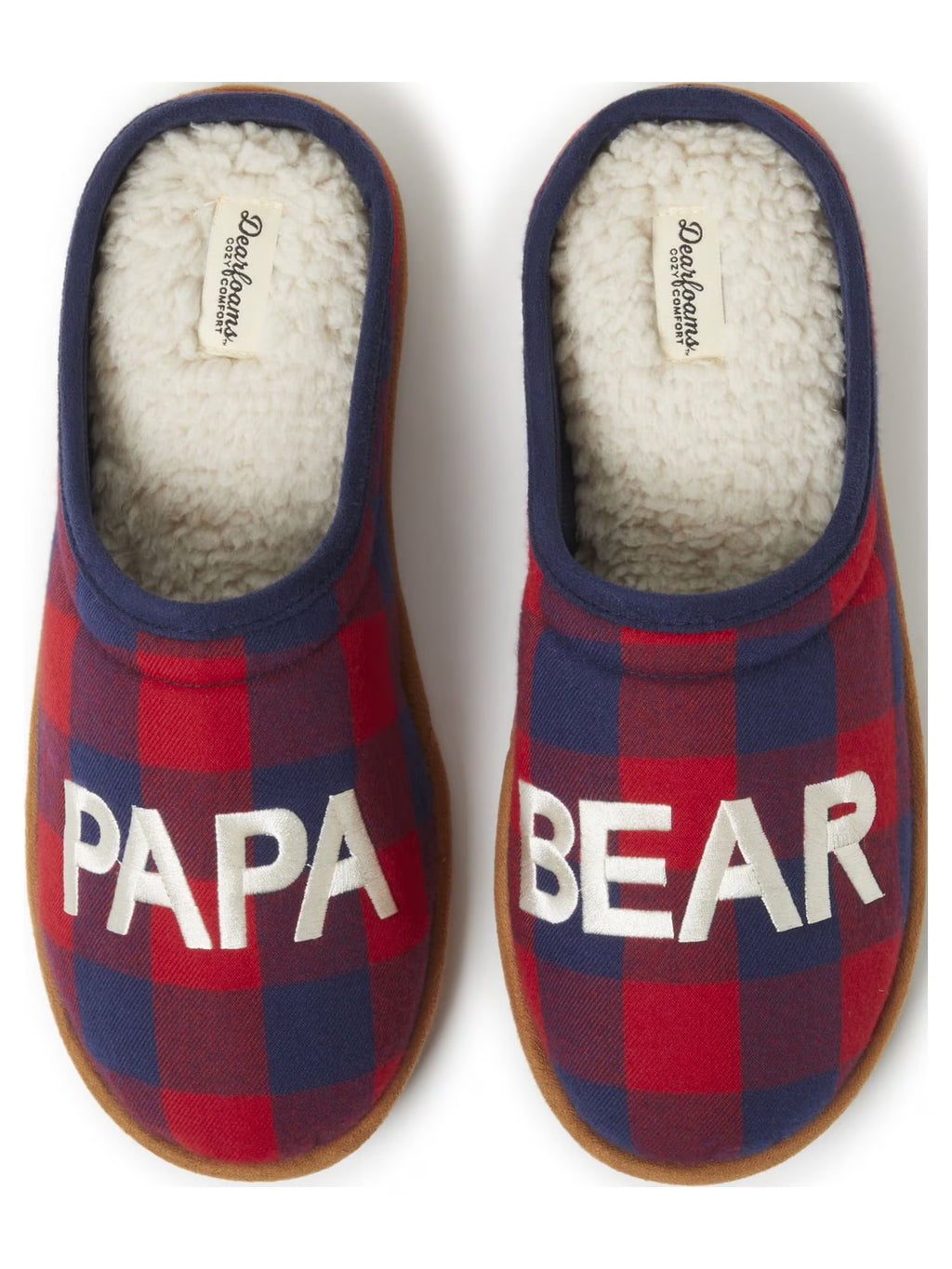 Men's Plaid Clog Slippers A5329