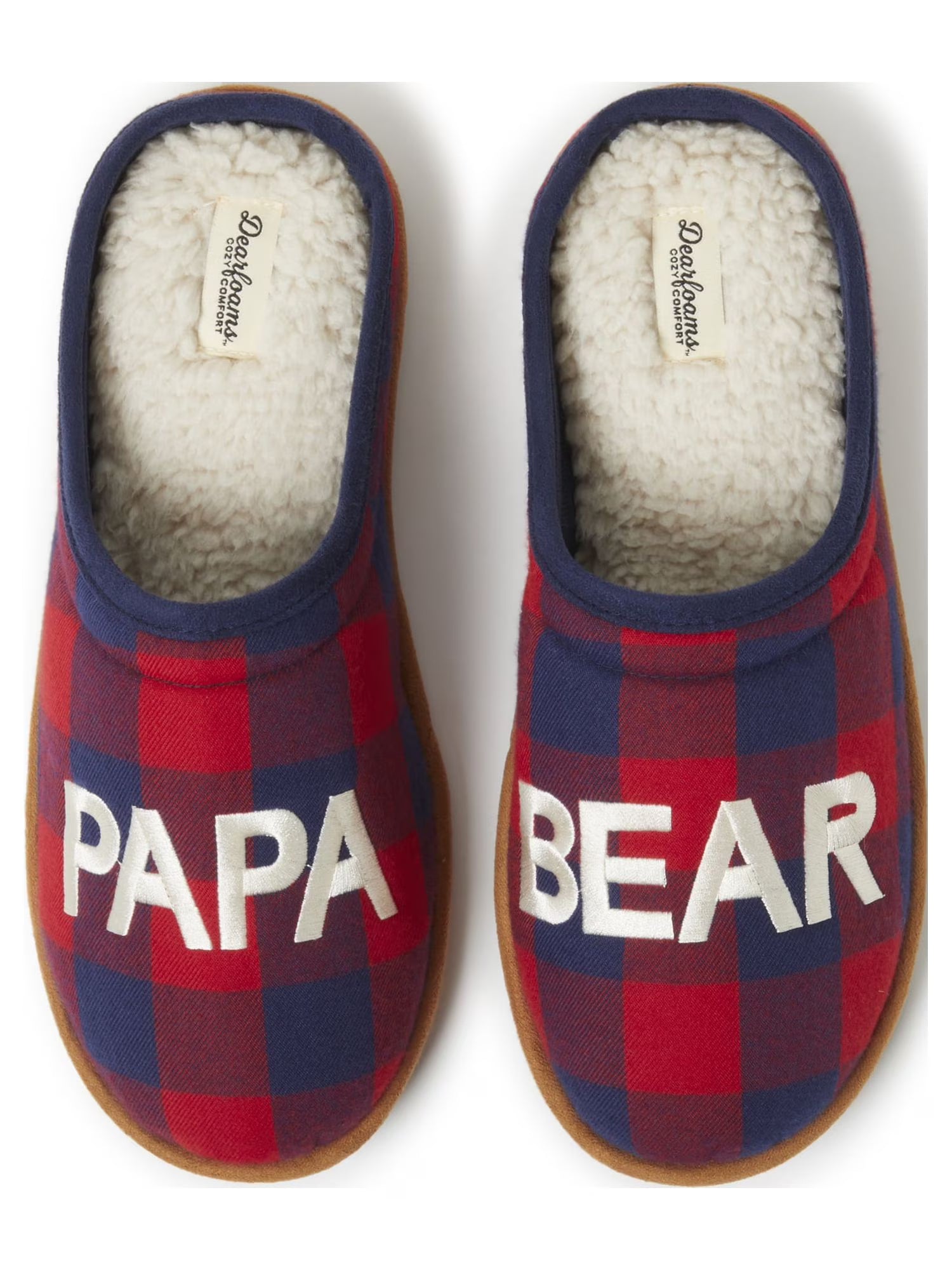 Men's Plaid Clog Slippers A5329