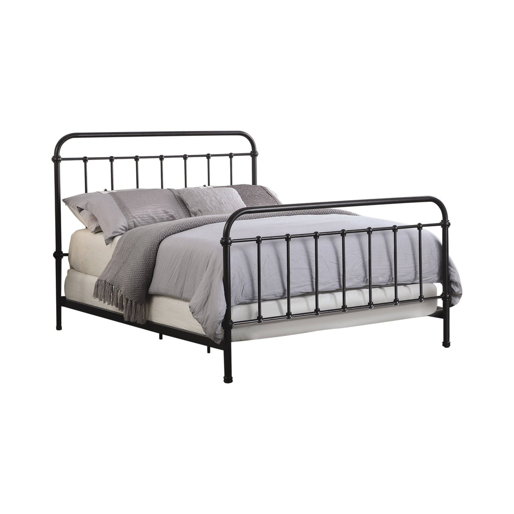 Twin Metal Spindle Panel Bed B6605
