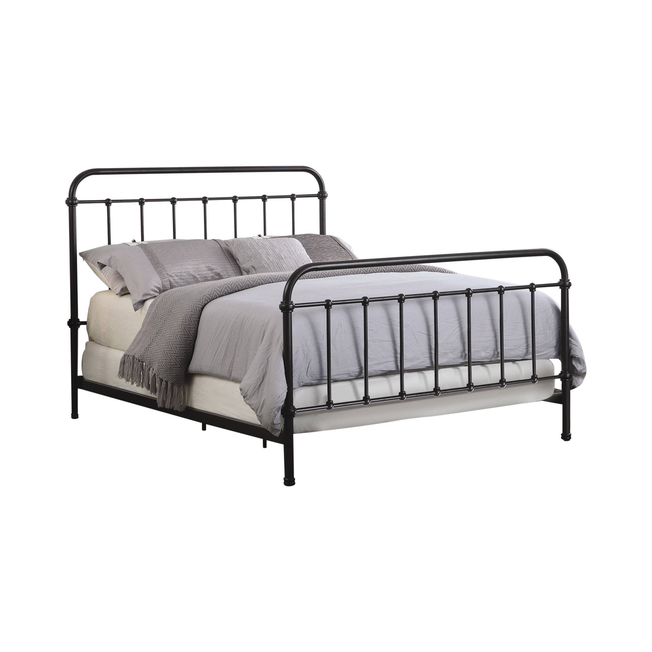 Twin Metal Spindle Panel Bed B6605