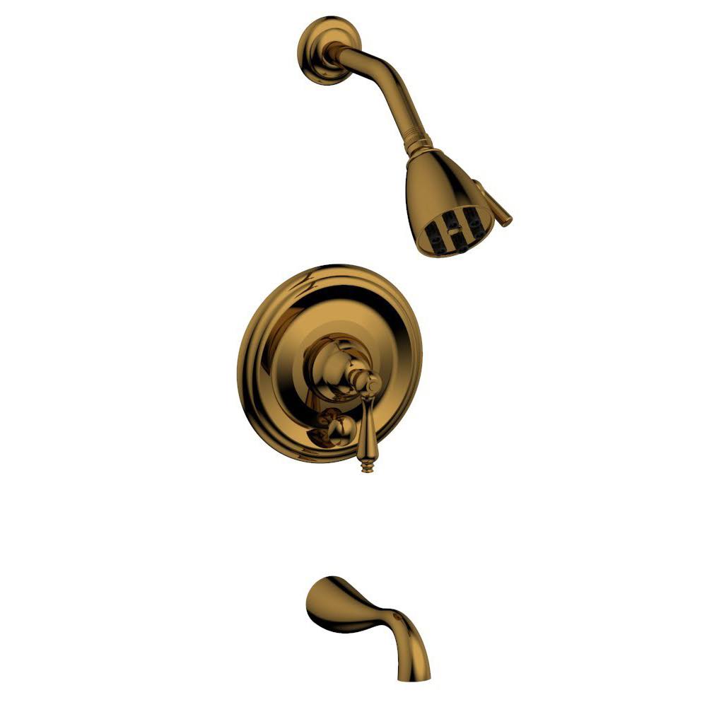 Satin Nickel Pressure Balance Tub and Shower Set T665328