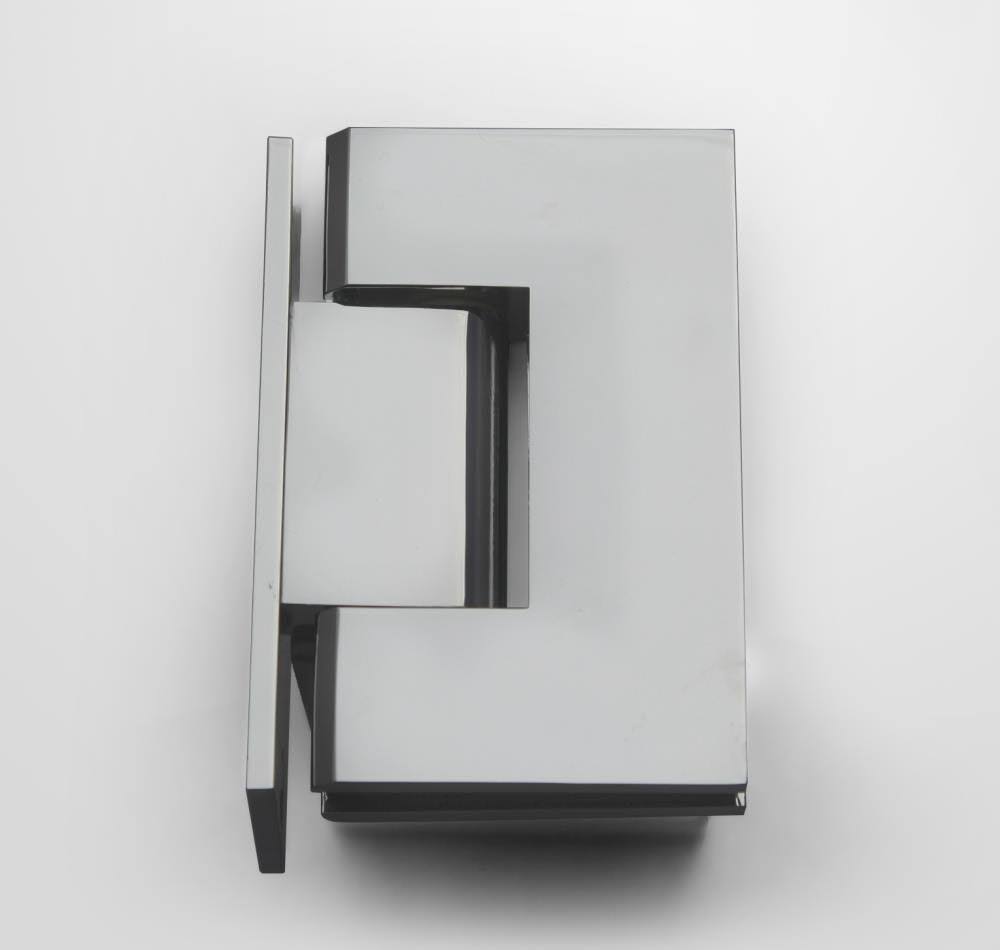 36.25x22 W x 78x22 H Hinged Frameless Shower Door Chrome J364379