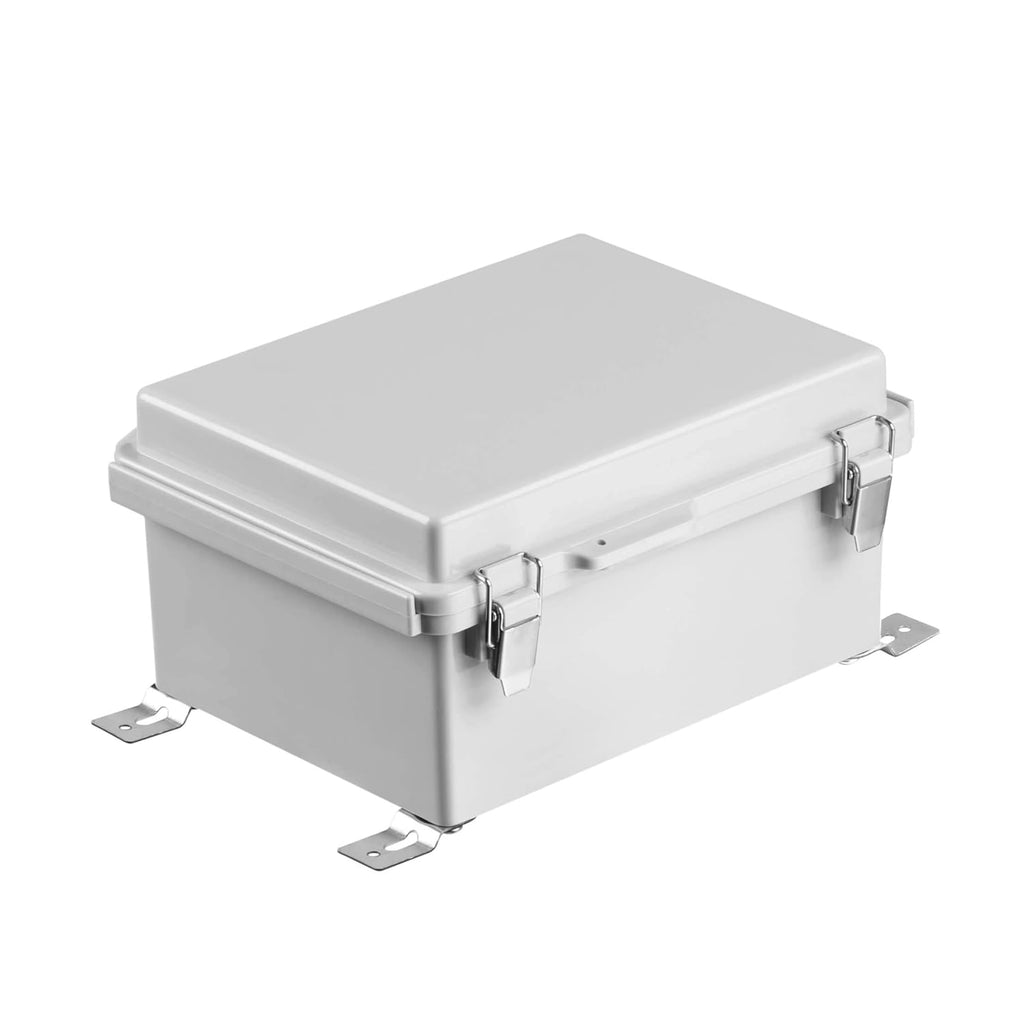 Junction Box, Hinged Cover, IP67 Waterproof Plastic Enclosure, Pack of 2 O6772